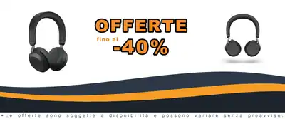Cuffie Wireless Jabra Evolve2 75 - Cancellazione Rumore Regolabile