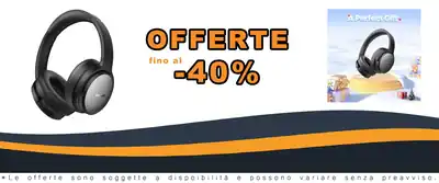 Tedeschi Earphones Tune Pro Bluetooth ANC 5 Microfoni 120 Ore Batteria